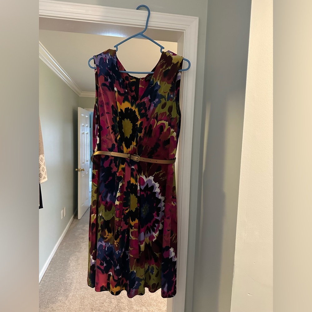 Floral Multicolor Tahari Arthur S Levine Dress